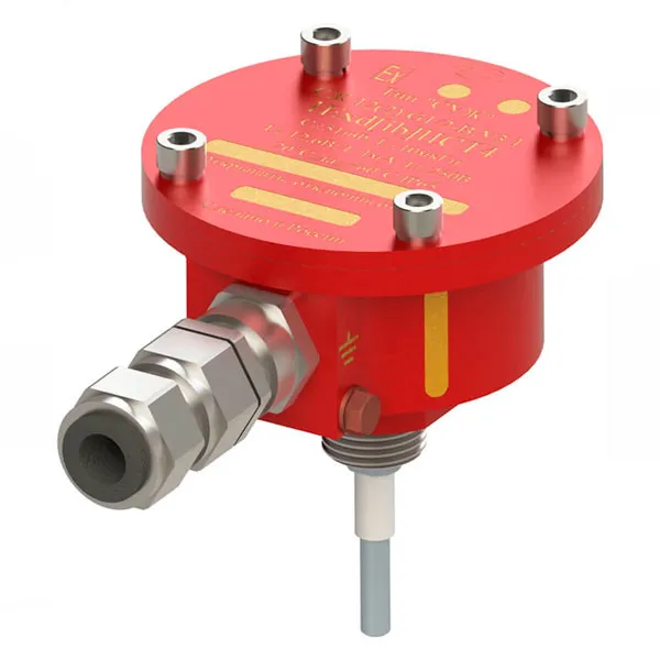 Сигнализатор уровня жидкости с маркировкой взрывозащиты 1Exd[ib]IIСT4 с кабельным вводом