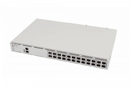 (MES5324A) Ethernet-коммутатор MES5324A, 1x10/100/1000BASE-T (ООВ), 24x10GBASE-R (SFP+)/1000BASE-X (SFP), коммутатор L3, 2 слота для модулей питания