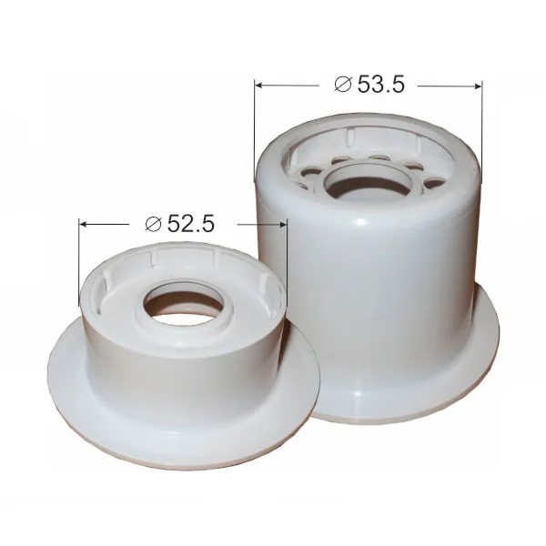 Устройство для углубленного монтажа спринклерных оросителей (L28 мм) цвет - белый, с пластиковым держателем