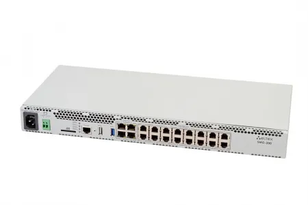 (SMG-200) Цифровой шлюз SMG-200 с предустановленным модулем ECSS-10 на 100 SIP-регистраций с опциональным расширением до 200