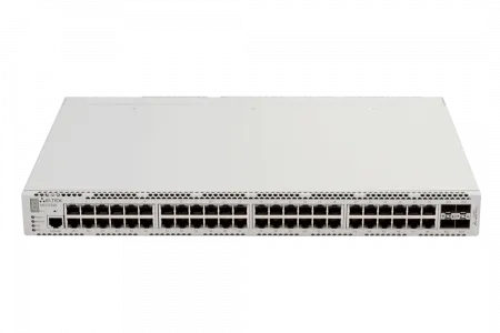 (MES3348) Ethernet-коммутатор MES3348, 48 портов 10/100/1000Base-T, 4 порта 10GBase-R (SFP+)/1000Base-X(SFP), L3, 2 слота для модулей питания
