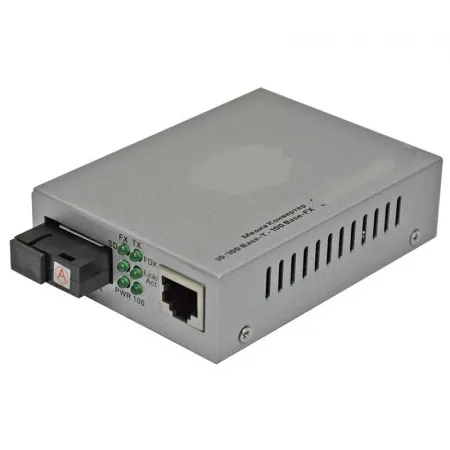 (SNR-CVT-100A-V2) Медиаконвертер  10/100-Base-T / 100Base-FX, Tx/Rx: 1310/1550нм, V2