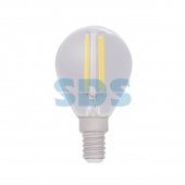 (604-137) Лампа филаментная REXANT Шарик GL45 9.5 Вт 950 Лм 2400K E14 золотистая колба