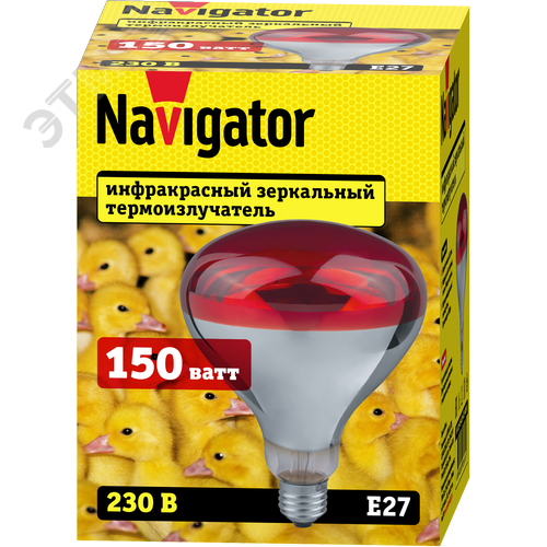 Термоизлучатель Navigator 93 971 NI-R125-150-230-Е27-ИКЗК