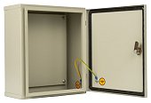 (MEC11304) Щит с монтажной панелью ЩМП - 03 МЭК (350х300х155) IP65 (Металлокорпус)