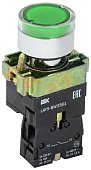 (BBT50-BW-K06) Кнопка управления LAY5-BW3361 с подсветкой зеленый 1з ИЭК