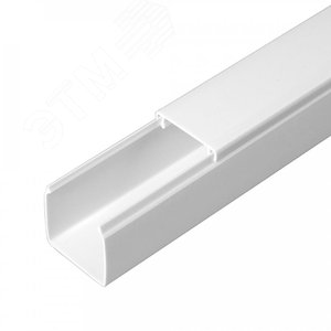 Кабель-канал белый 2-й замок в п/э 25х25 мм (48м/уп) Промрукав (PR.0625251)