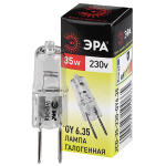 Лампочка галогенная ЭРА GY6.35-JCD-35W-230V GY6.35 35Вт капсула теплый белый свет (C0027373)