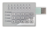 Пленочная клавиатура для корпуса М3 16 шлейфов