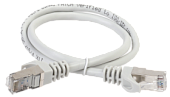 (PC01-C5EFL-05M) ITK Коммутационный шнур (патч-корд), кат.5Е FTP, LSZH, 0,5м, серый