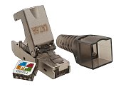 (10-0240-1) Коннектор 8P8C STP 6A (RJ-45) безынструментальный (DIY)