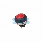 (36-3050) Выключатель-кнопка  250V 1А (2с) (ON)-OFF  Б/Фикс  красная  Micro  REXANT