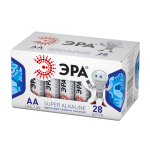 Батарейки ЭРА LR6-28 box SUPER Alkaline (28/840/18480) (Б0002910)