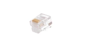 (EC-UP6P6C-UC-003-TR-1000) Коннектор NETLAN RJ12/6P6C