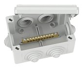 (NE3112) Коробка уравнивания потенциалов, 12 зажимов, 6 вводов  д.25мм,120х80х50мм, IP55 (NE3112) Коробка уравнивания потенциалов, 12 зажимов, 6 вводов  д.25мм,120х80х50мм, IP55