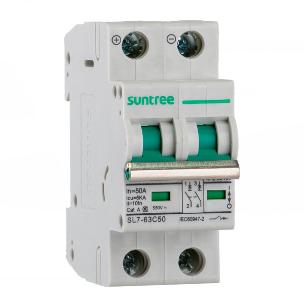 Автоматический выключатель 2П 550В 50А (Delta)