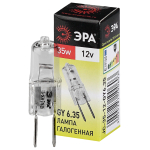 Лампочка галогенная ЭРА GY6.35-JC-35W-12V GY6.35 35Вт капсула теплый белый свет (C0027371)