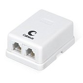 Cabeus WS-6P4C-TEL-2 Настенная розетка (7484c)