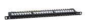 Cabeus PLHD-24-Cat.5e-Dual-90-0,5U Патч-панель 19", 24 порта RJ-45 (9666c)