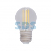 (604-131) Лампа филаментная REXANT Шарик GL45 9.5 Вт 950 Лм 2700K E27 прозрачная колба