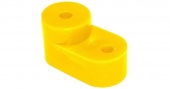 (YIS31) Угловой изолятор для  "О" шины желтый (200 штук)