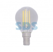 (604-130) Лампа филаментная REXANT Шарик GL45 9.5 Вт 950 Лм 4000K E14 прозрачная колба