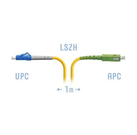 (SNR-PC-LC/UPC-SC/APC-A-1m) Патчкорд оптический LC/UPC-SC/APC SM G.657.A1 1 метр