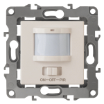 12-4104-02 ЭРА Датчик движения 3-проводной, 180-240В, 400Вт, IP20, Эра12, слоновая кость (6/60/1800) (Б0031262)