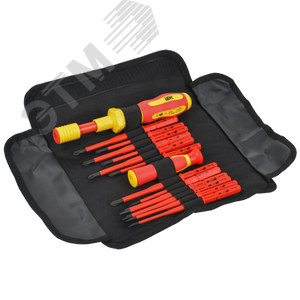 (A2L5-NS50-T2-14) ARMA2L 5 Отвертка динамометрическая с жалами SLIM 14шт IEK