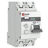 (DA32-25-30-pro) Дифференциальный автомат АД-32 1P+N 25А/30мА (хар. C, AC, электронный, защита 270В) 4,5кА EKF PROxima