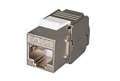 (10-0328-1) Keystone Jack 8P8C (RJ-45) FTP Cat.5e заделка без инструмента 180° (DIY)