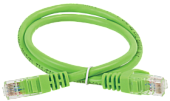 (PC02-C5EUL-1M) ITK Коммутационный шнур (патч-корд), кат.5Е UTP, LSZH, 1м, зеленый