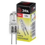 Лампочка галогенная ЭРА G4-JC-20W-12V G4 20Вт капсула теплый белый свет (C0027369)