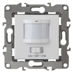 12-4104-01 ЭРА Датчик движения 3-проводной, 180-240В, 400Вт, IP20, Эра12, белый (6/60/1800) (Б0031261)