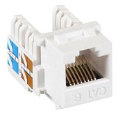 (EC-UKJ-UE2-WT-10) Модуль-вставка NETLAN типа Keystone, Кат.6