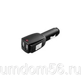 (16-0282) Зарядное устройство в прикуриватель REXANT USB, 5V, 2.4 A, черное