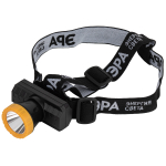 Фонарь налобный светодиодный ЭРА GA-802 аккумуляторный мощный яркий 2 режима желто-черный (Б0055349)