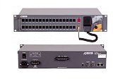 (CS-8232) Центральный блок системы обратной связи на 32 абонента, расширение, RS-485, контроль всех соединений, 2U