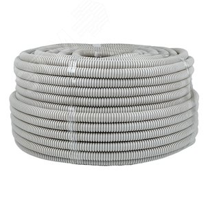(tg-z-20) Труба гофр. ПВХ Plast с протяжкой d20 мм (100 м) EKF