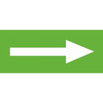 Самоклеящаяся этикетка ЭРА INFO-SSA-114 350х130мм "Стрелка без текста" SSA-101/DPA-301 (Б0052435)