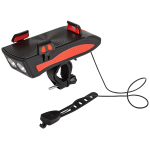 Велосипедный фонарь светодиодный ЭРА VA-802 аккумуляторный powerbank сигнал держатель для телефона 5W (Б0058230)