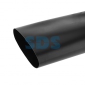 (23-0130) Термоусаживаемая трубка клеевая REXANT 130,0/22,0 мм, (6:1) черная, упаковка 1 м