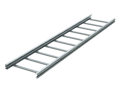 (ULM684) Лоток лестничный 80х400, лонжерон 1,5 мм, L 6 м (6 м/уп)