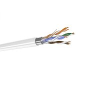 (DR-140107) Кабель витая пара кат. 5е, 4 пары F/UTP, жила 0,52, PVCLS нг(А)-LSLTx, белый, катушка 305 м