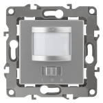 12-4103-03 ЭРА Датчик движения 2-проводной, 180-240В, 200Вт, IP20, Эра12, алюминий (6/60/1800) (Б0031253)