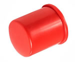 (49925-20) Заглушка для аспирационной системы D25мм, АБС, цвет красный Экопласт