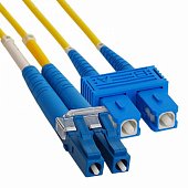 (50-2410) Патч-корд оптический переходной (SM), 9/125 (OS2), LC/UPC-SC/UPC, (Duplex), LSZH, 2м
