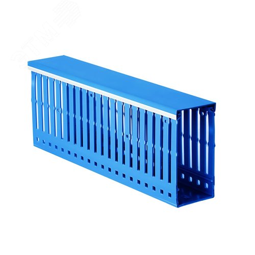 (01239RL) Короб перфорированный, синий RL6 80x60 (24 м/уп)