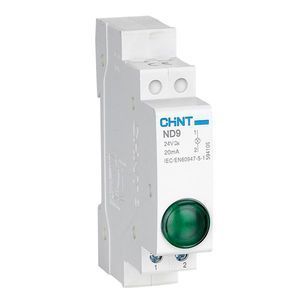 Индикатор ND9-1/g зеленый, AC/DC230В (LED) (R) CHINT (594108)