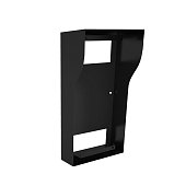 BR-AA14 BLACK Кронштейн для накладного монтажа с козырьком для многоквартирных панелей серии AА-14